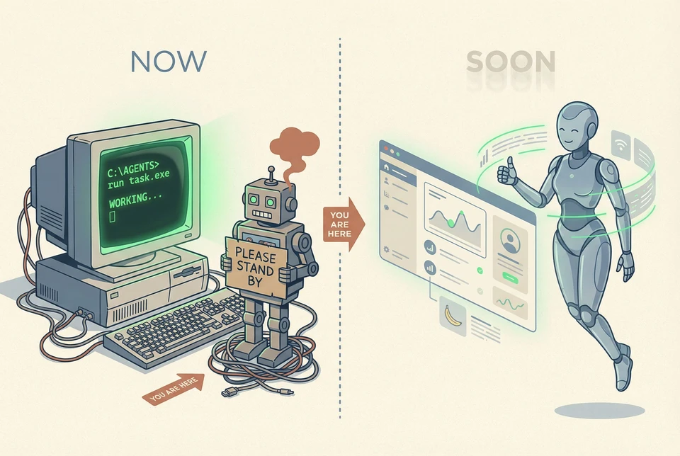 The MS-DOS Era of Agent Interfaces